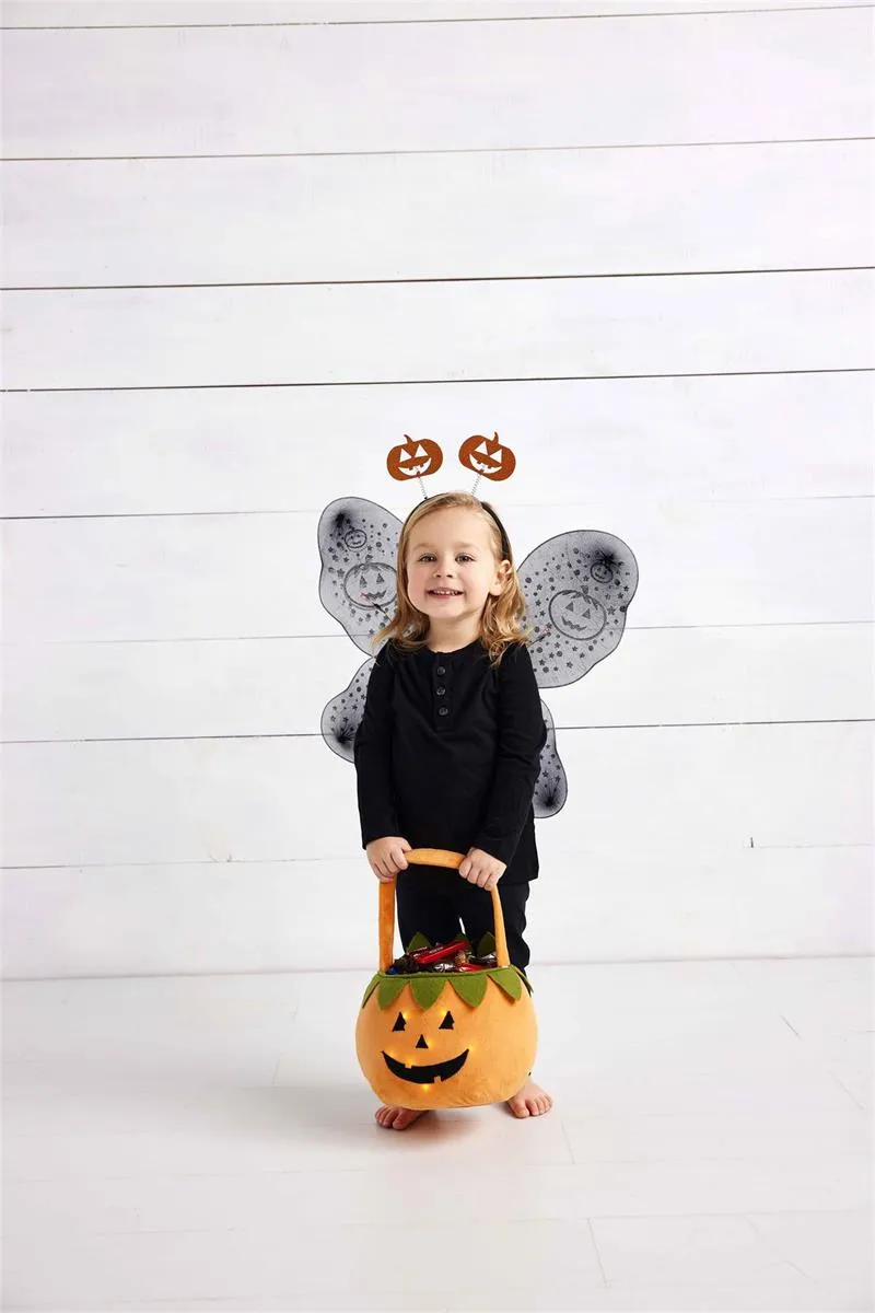 Mud Pie Light Up Pumpkin Treat Bag