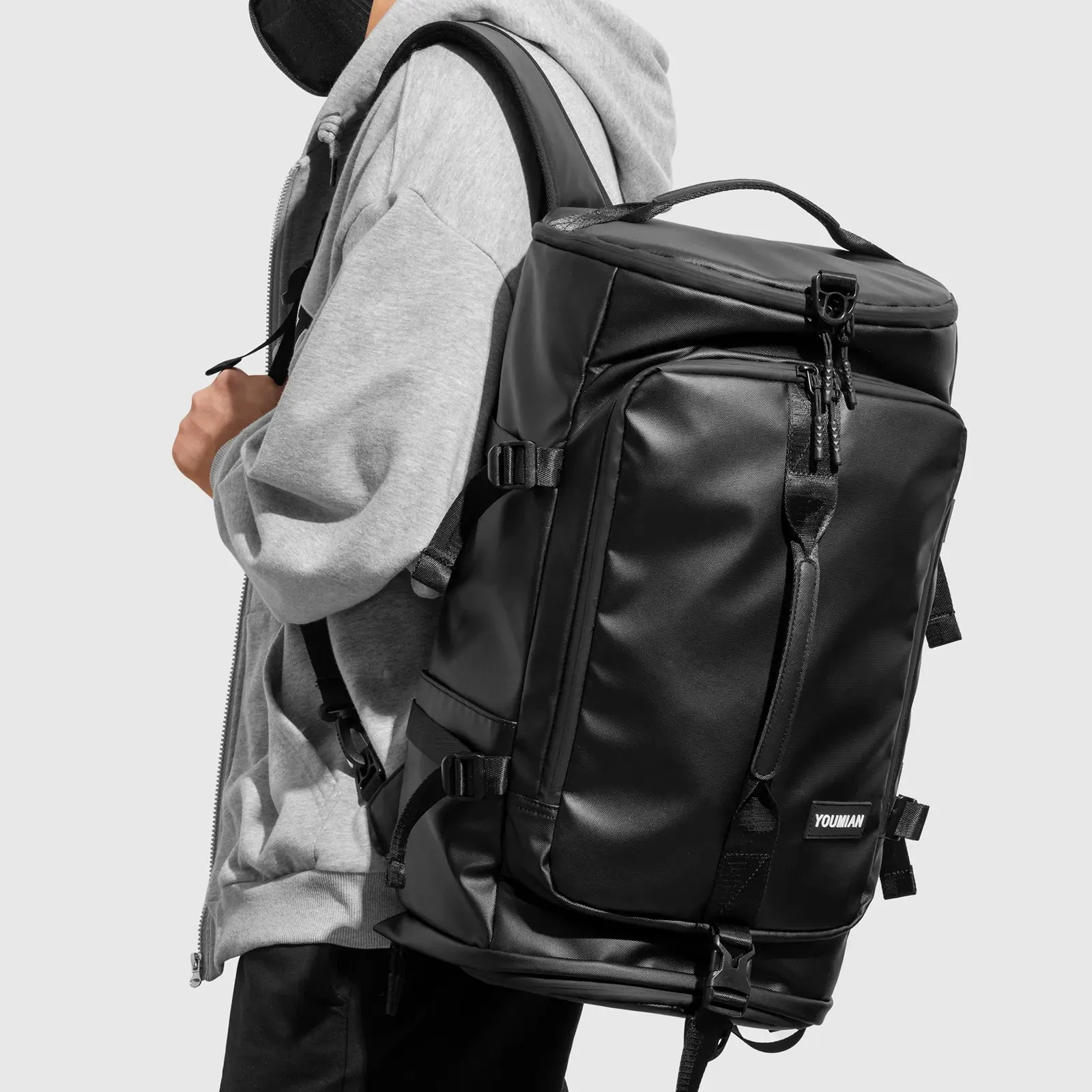 Multifunctional Waterproof Backpack for Motorcycle Riders - Ideal for Cycling, Hiking, and Travel