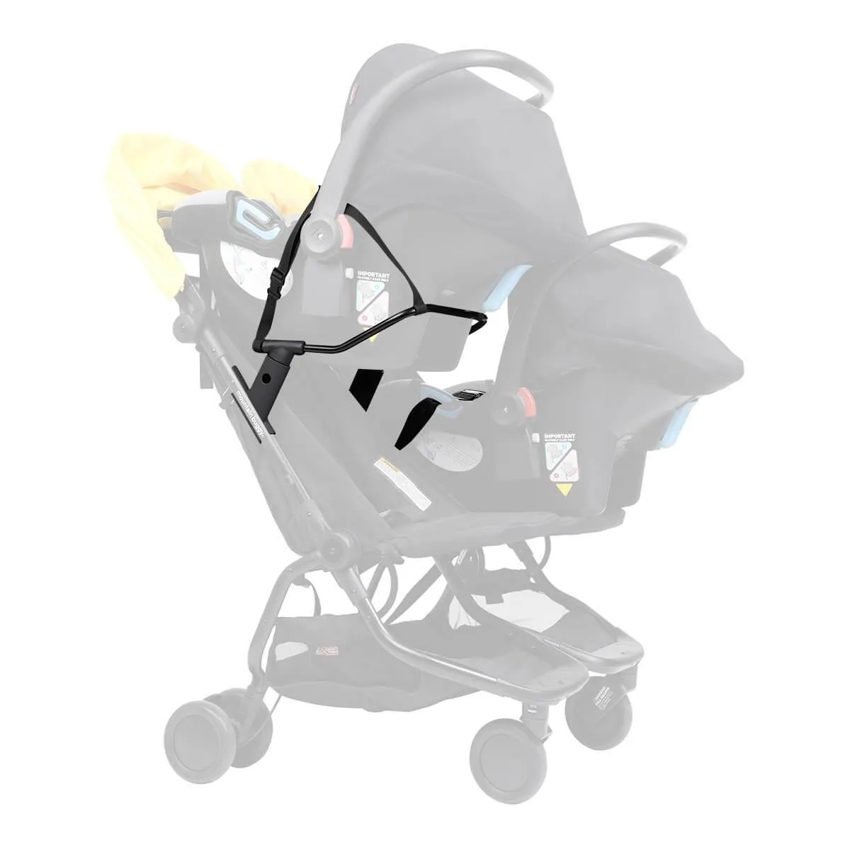 nano duo™ travel system for twins bundle
