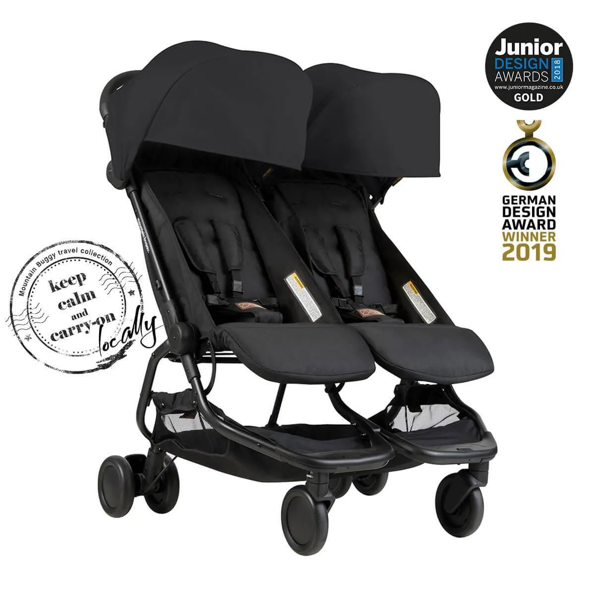 nano duo™ travel system for twins bundle