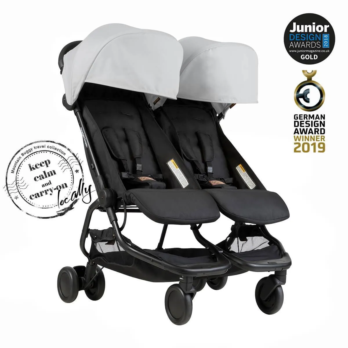 nano duo™ travel system for twins bundle
