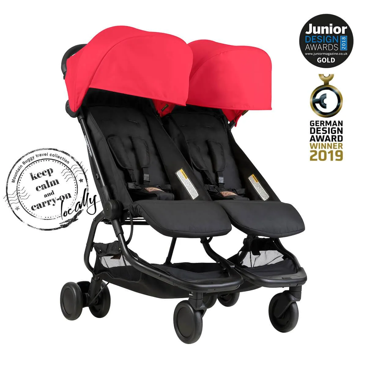 nano duo™ travel system for twins bundle