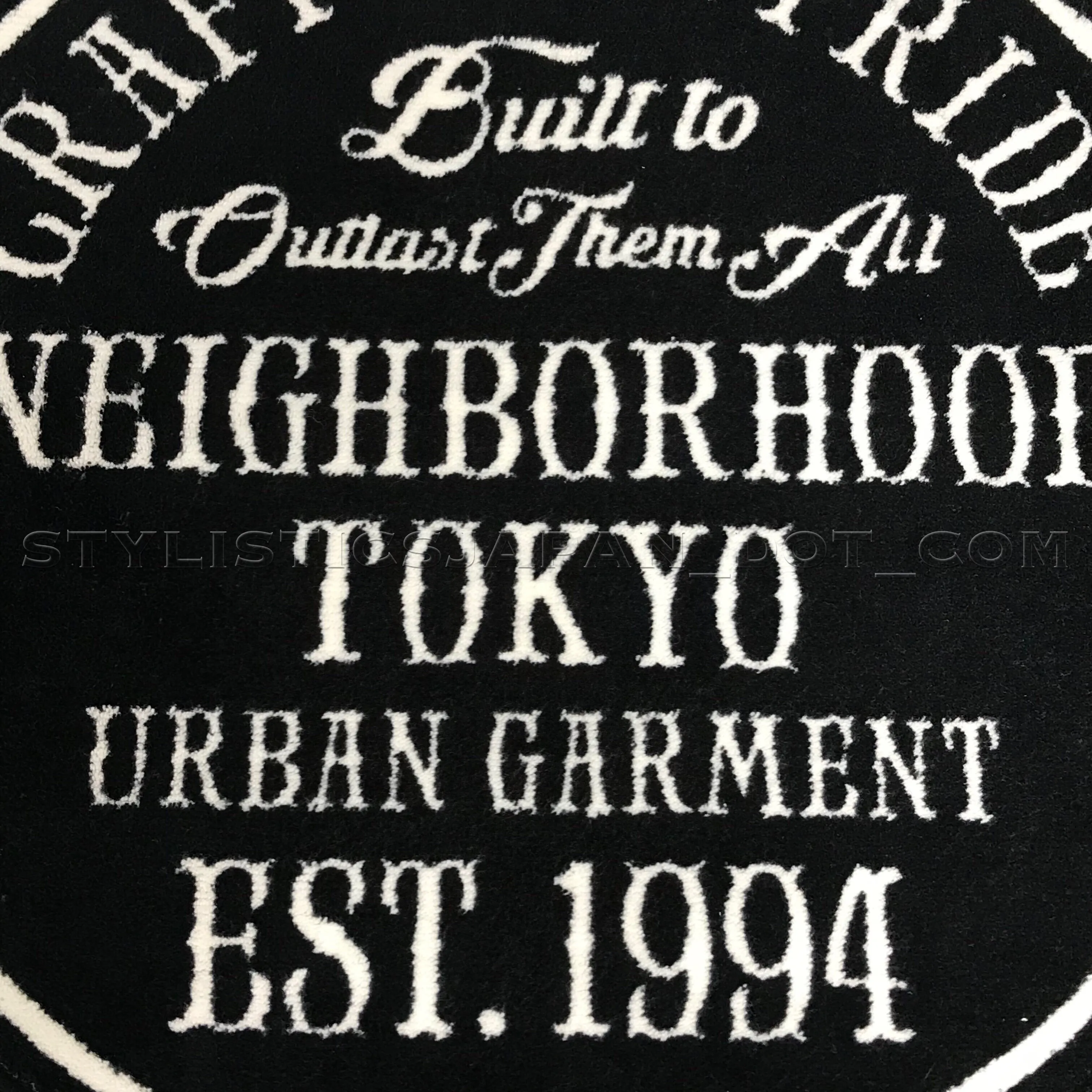 Neighborhood CWP 1994 Logo Rug Mat Black