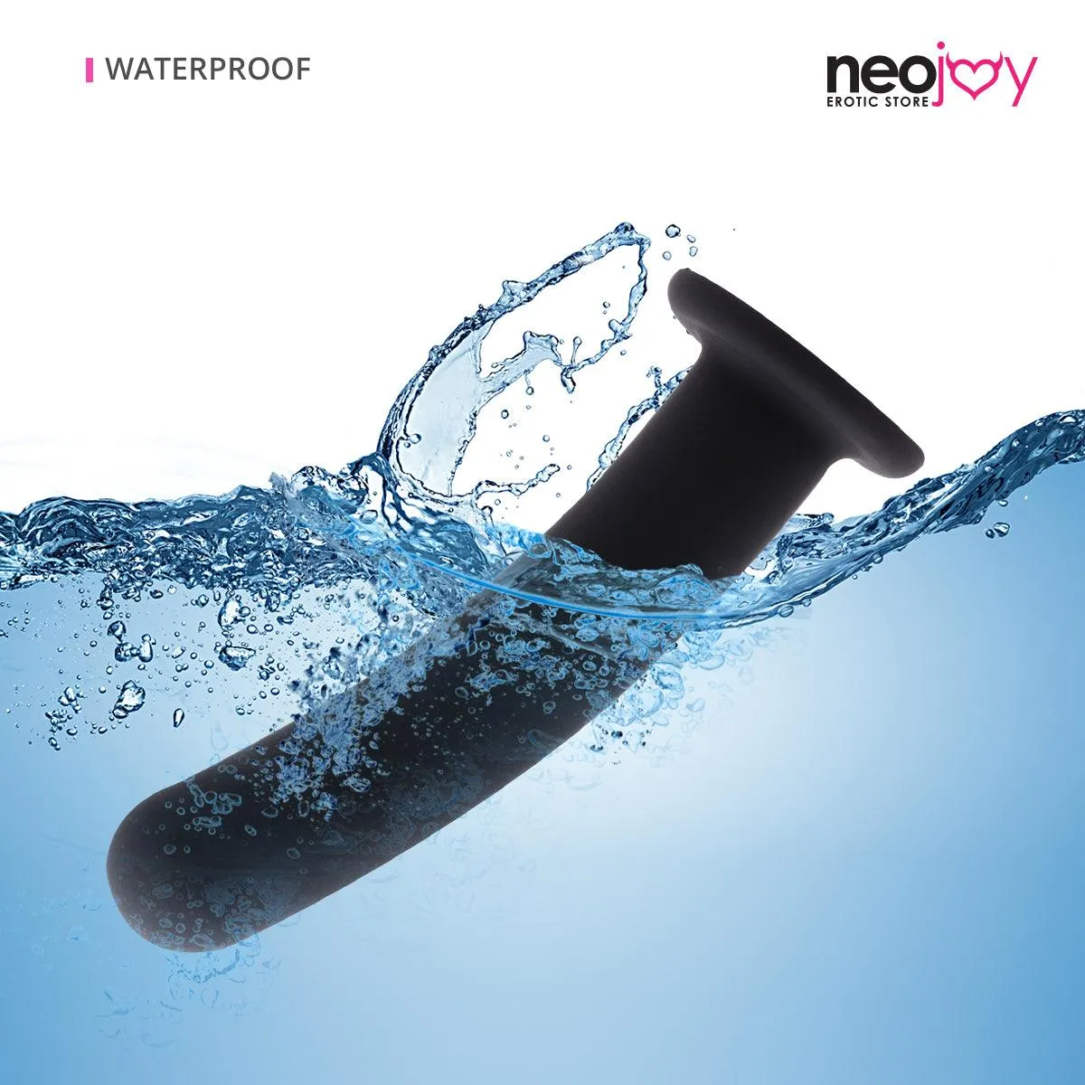 Neojoy Anal Dildo Silicone - Black