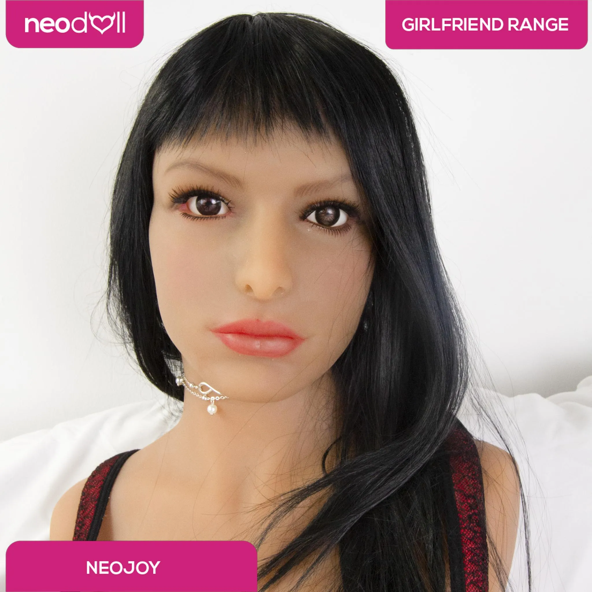 Neojoy Easy Torso With Girlfriend Alexandra Head - Realistic Sex Doll Torso With Head Connector - Tan - 17kg
