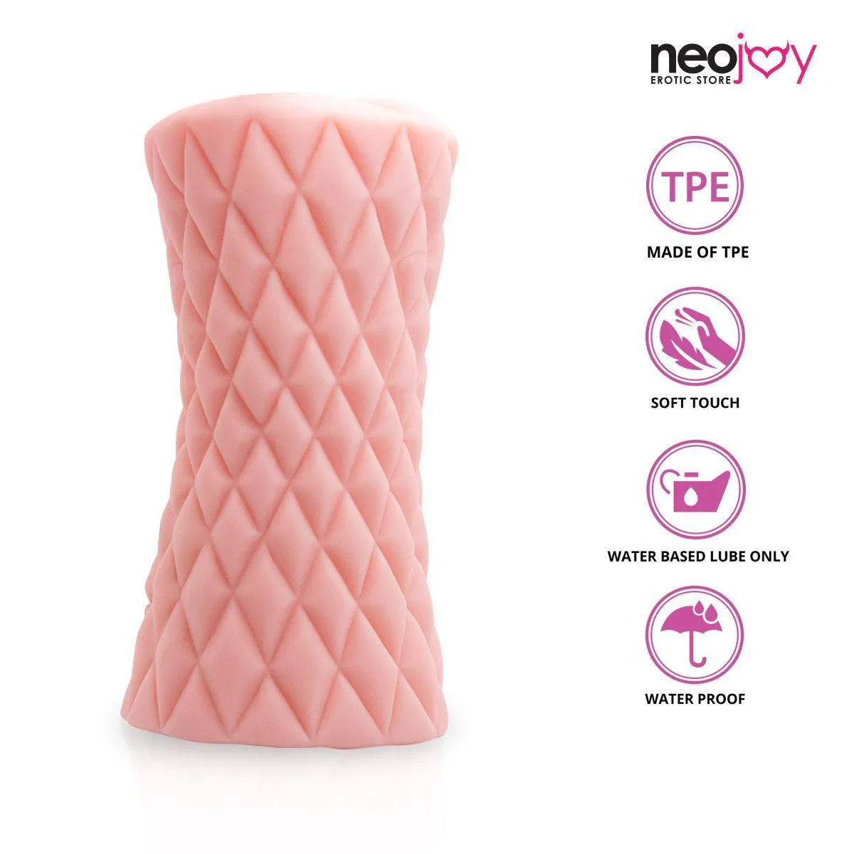 Neojoy Smart Waist Masturbator TPE Realistic Vagina & Ass - Flesh
