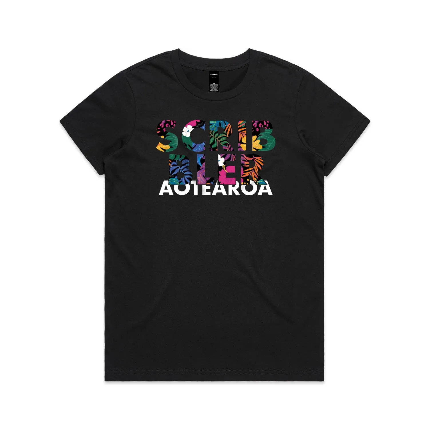 New Paradise - women's printed t-shirt - black