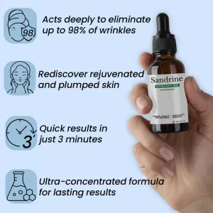 New sealed Sandrine™ - The Anti-Wrinkle Serum 30ml! 5 Star Reviews Online!!  ZERO surgery. ZERO injections.Just 100% NATURAL results! Retails $70US 