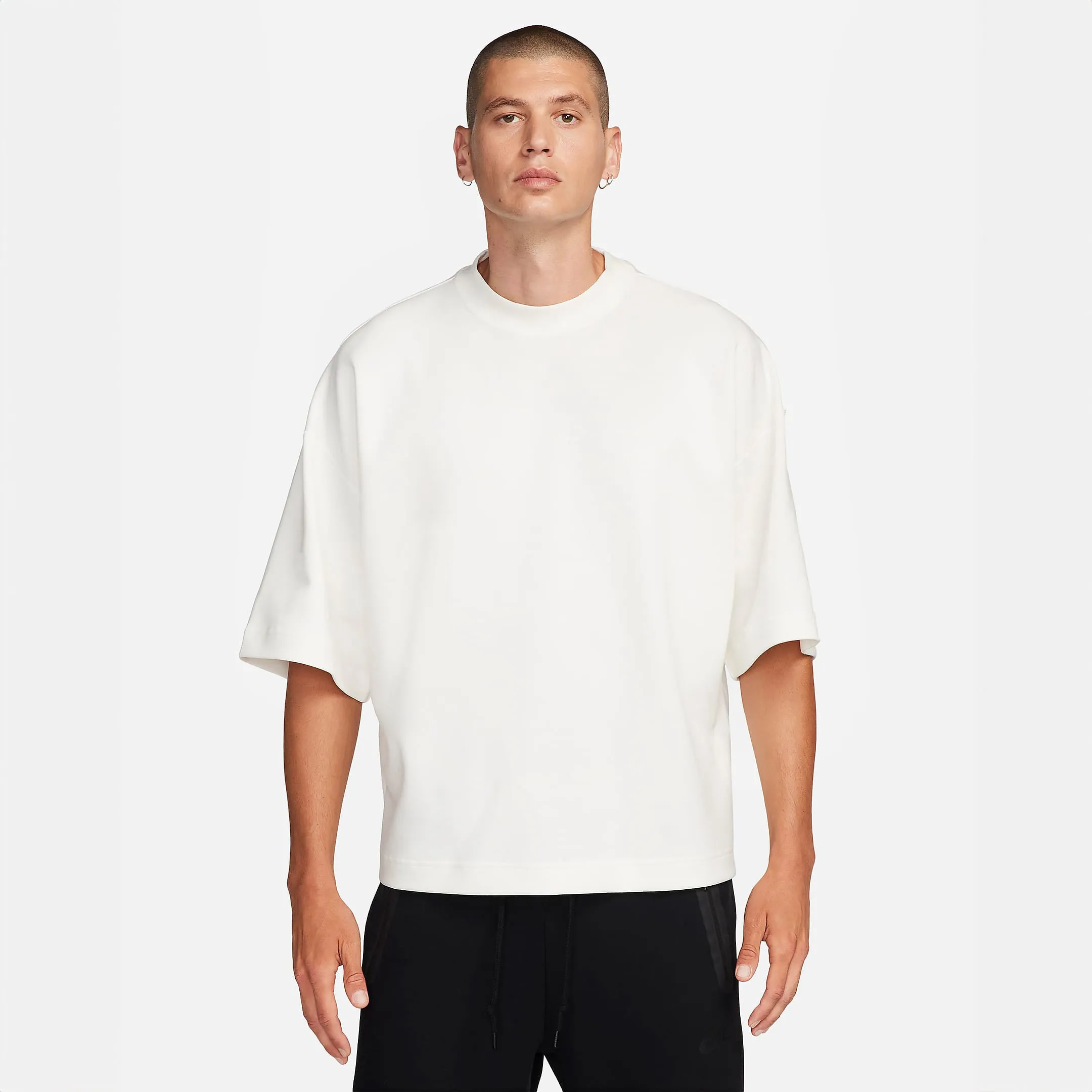 Nike Tech Fleece Reimagined Oversized SS Sweatshirt White FB8165-133