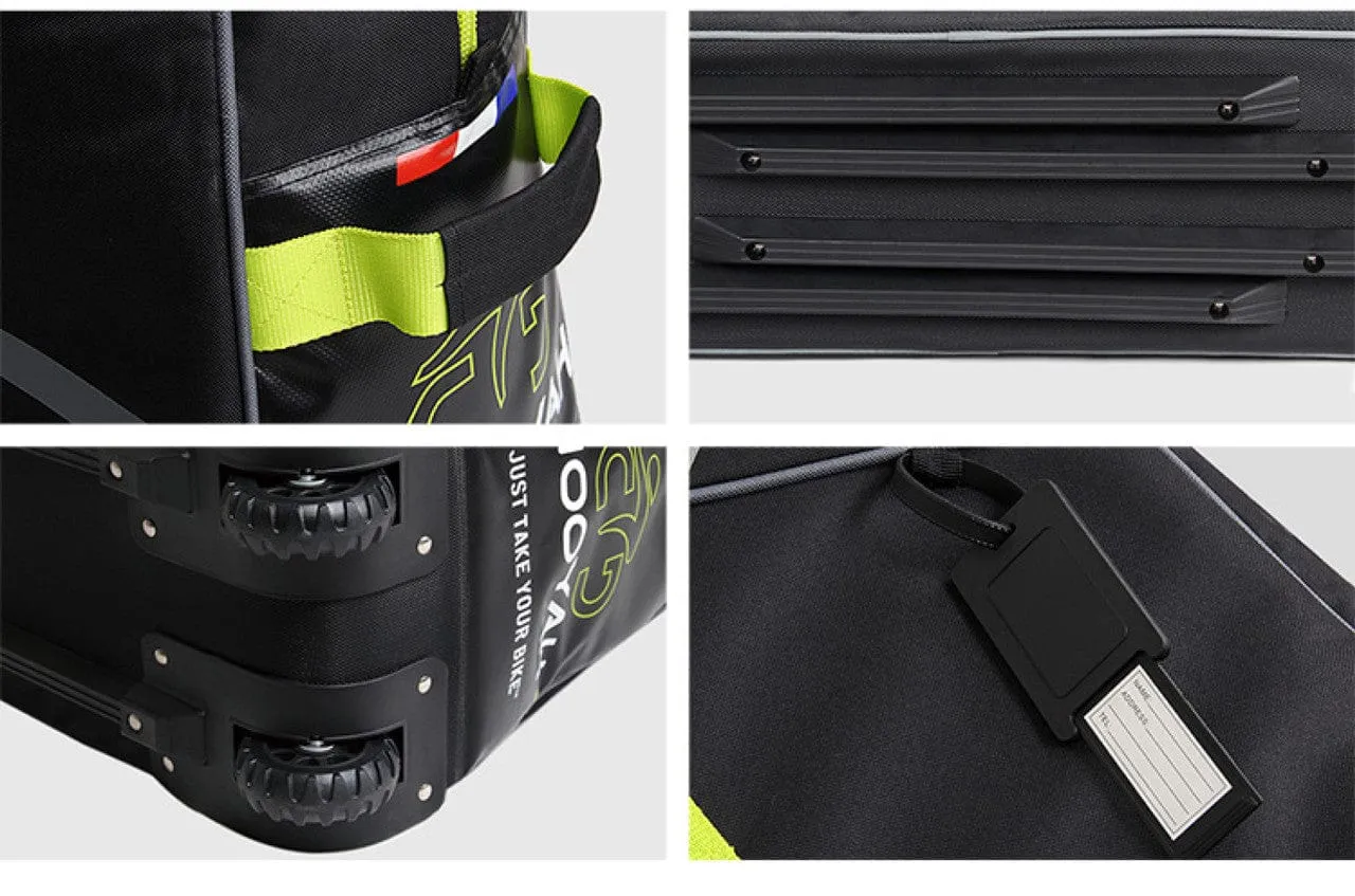 NOOYAH - SPORTACE Bike Plane Travel Soft Shell Case Bag Mountain BMX Tourer Road Bike - BK0088 125cm x 80cm - Black (ONLINE ONLY)