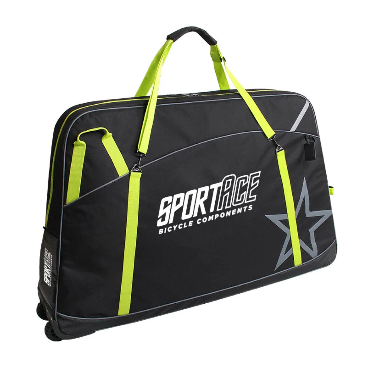NOOYAH - SPORTACE Bike Plane Travel Soft Shell Case Bag Mountain BMX Tourer Road Bike - BK0088 125cm x 80cm - Black (ONLINE ONLY)