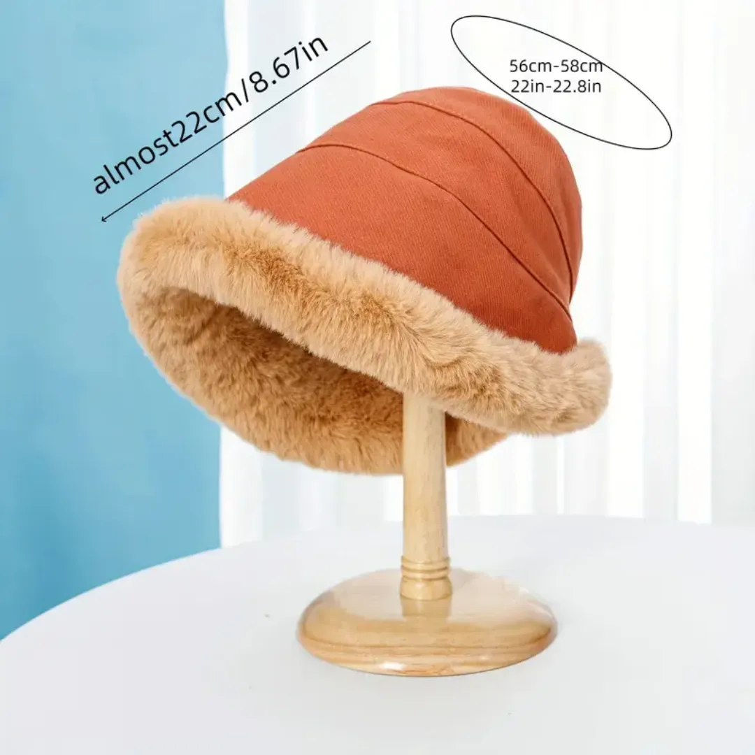 Nova | Faux Fur Lined Bucket Hat