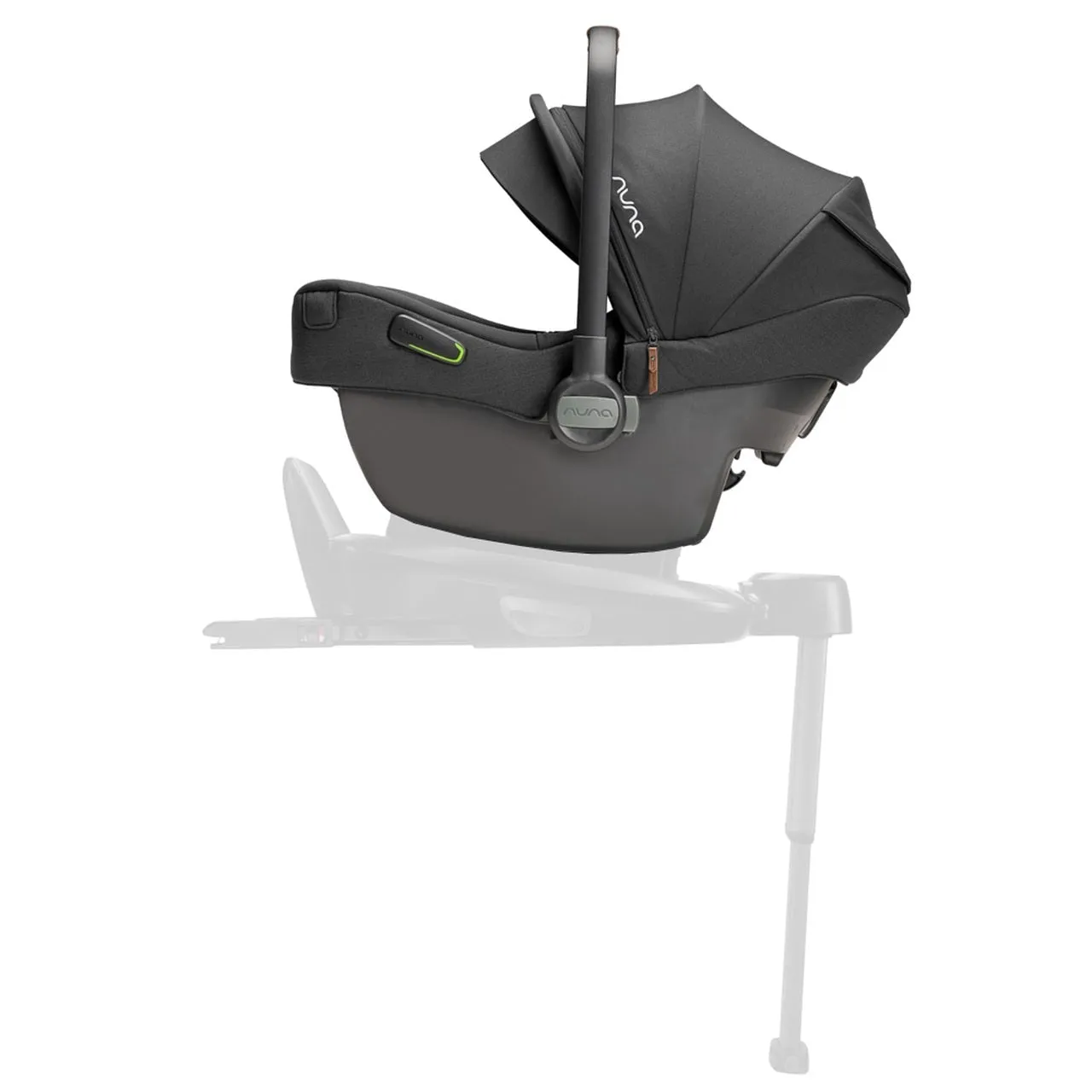 Nuna Pipa Next i-Size Infant Carrier & Base - Caviar (Tan Leatherette)