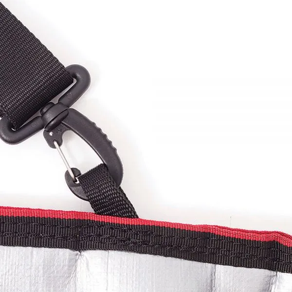 Ocean & Earth Barry Basic Longboard Bag (Day Use) - Black/Red