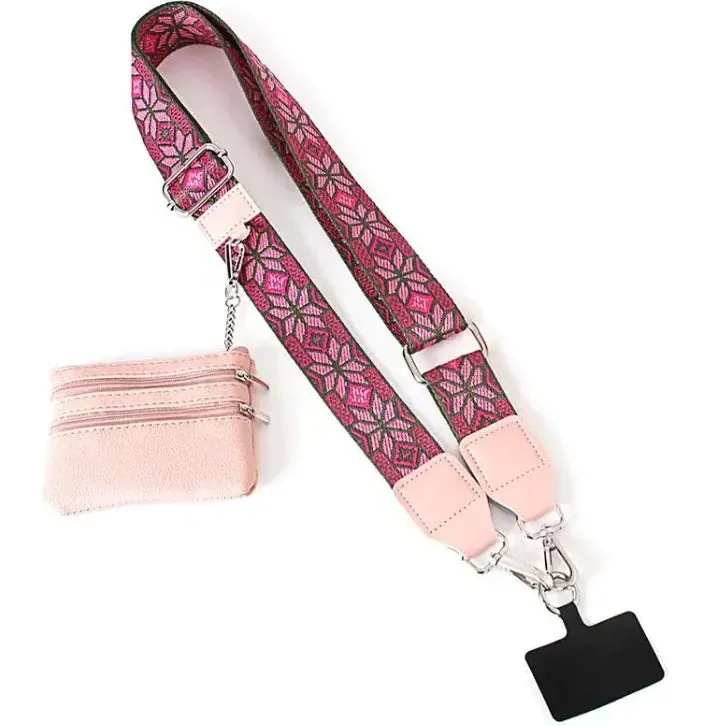 One-Shoulder Phone Case with Adjustable Lanyard