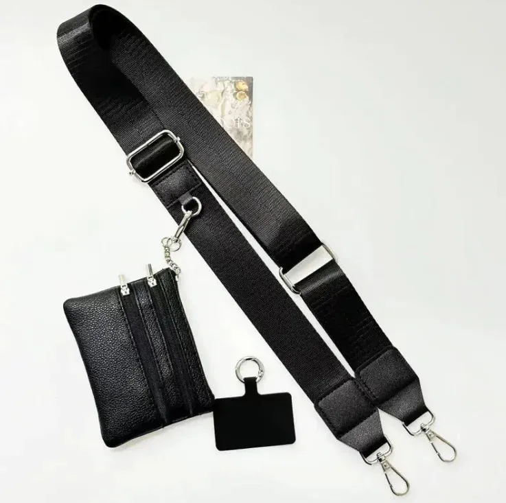 One-Shoulder Phone Case with Adjustable Lanyard
