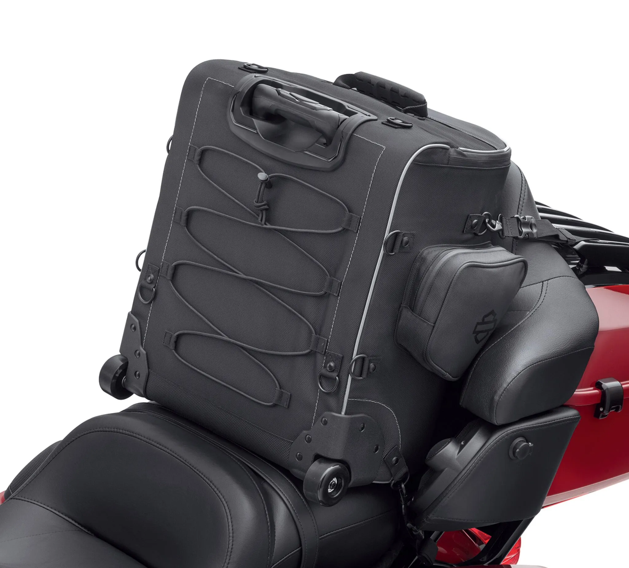 Onyx Premium Luggage Backseat Roller Bag - Black