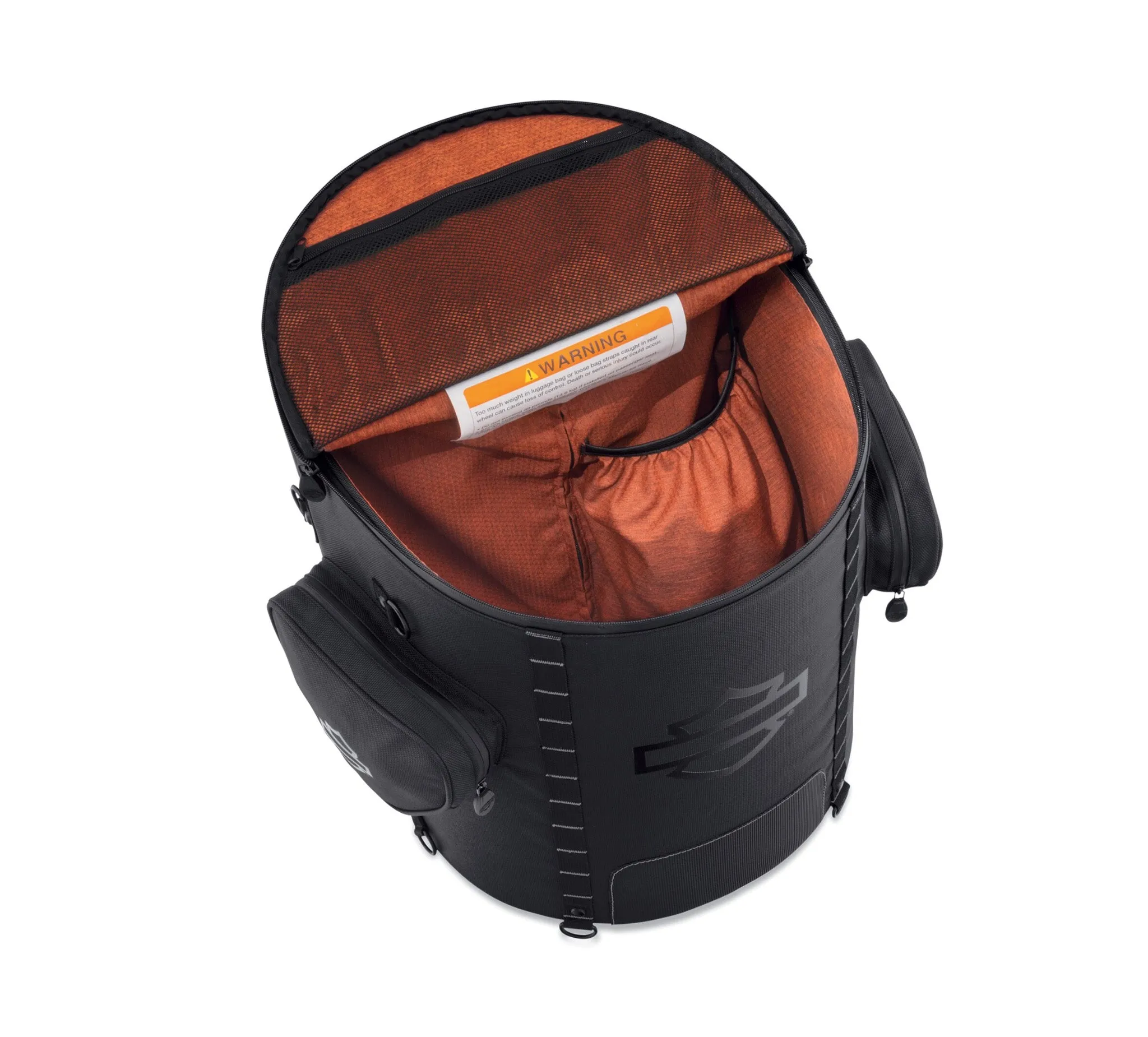Onyx Premium Luggage Backseat Roller Bag - Black