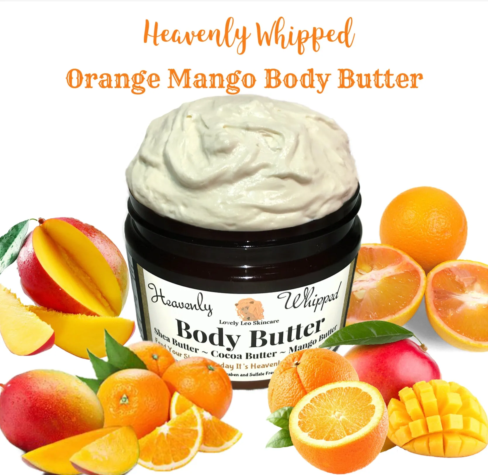 Orange Mango Heavenly Whipped Body Butter