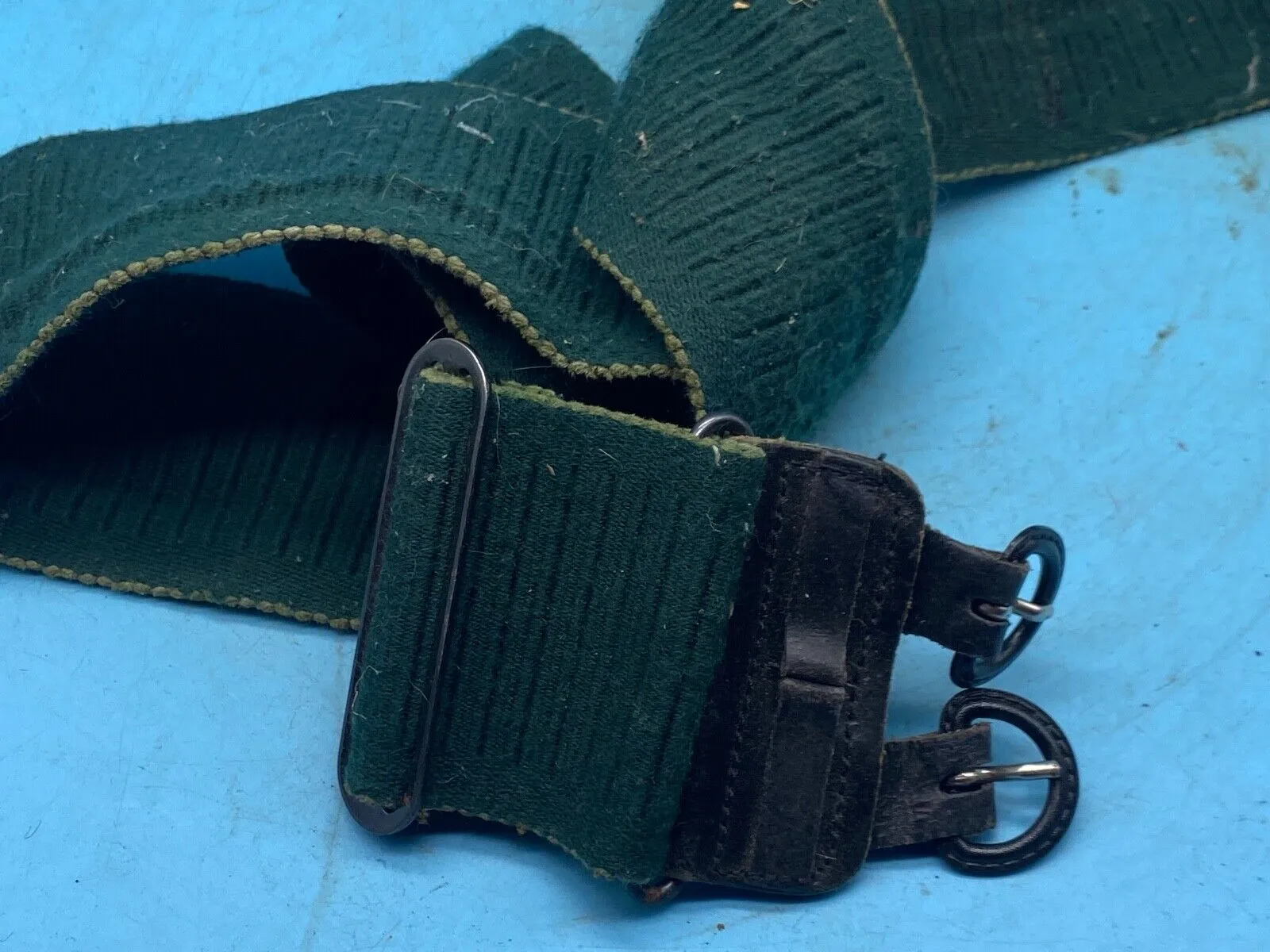 Original British Army Light Infantry Stable Belt - Approx 38" Waist