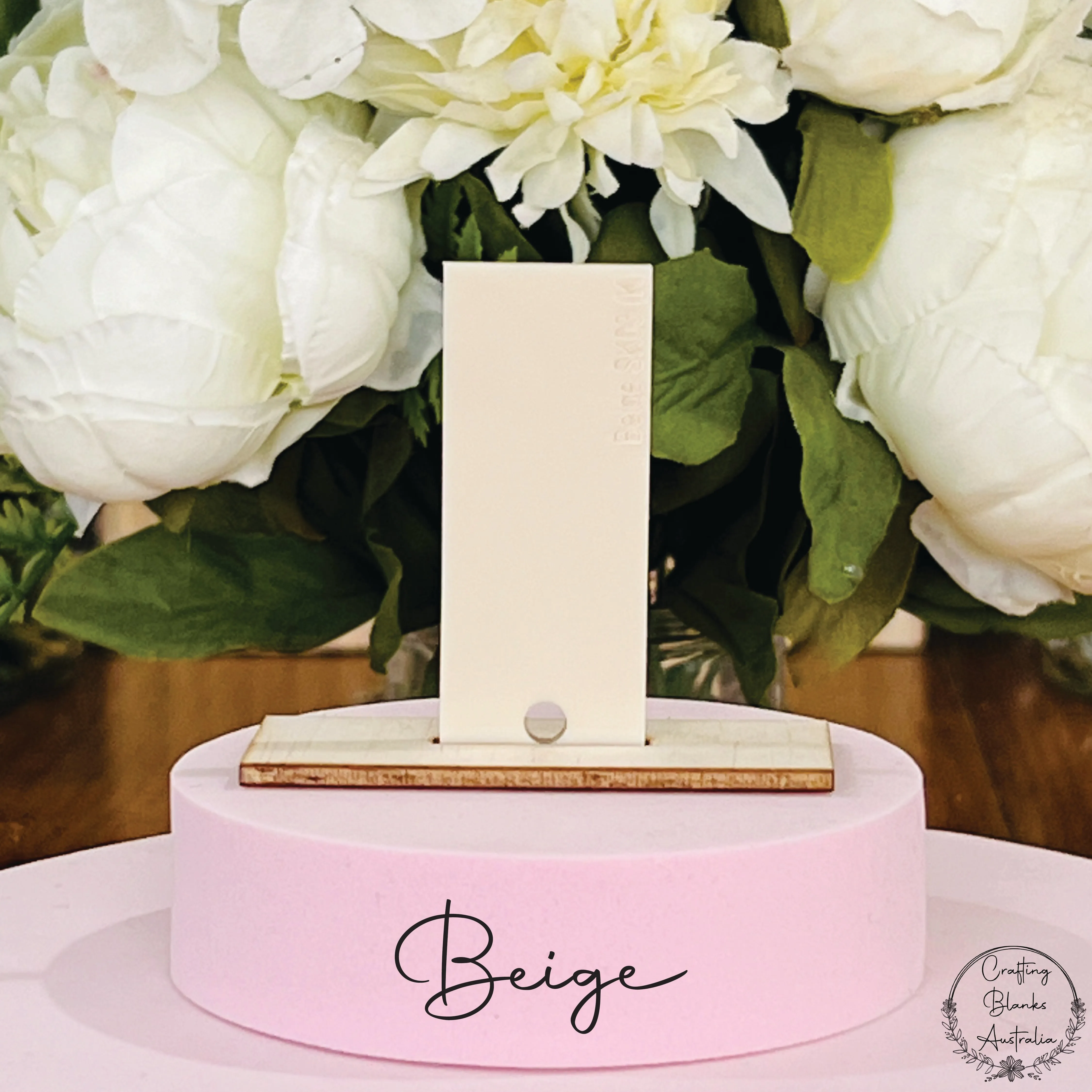 Oval • Blank Tag • Placecard • 50mm x 90mm