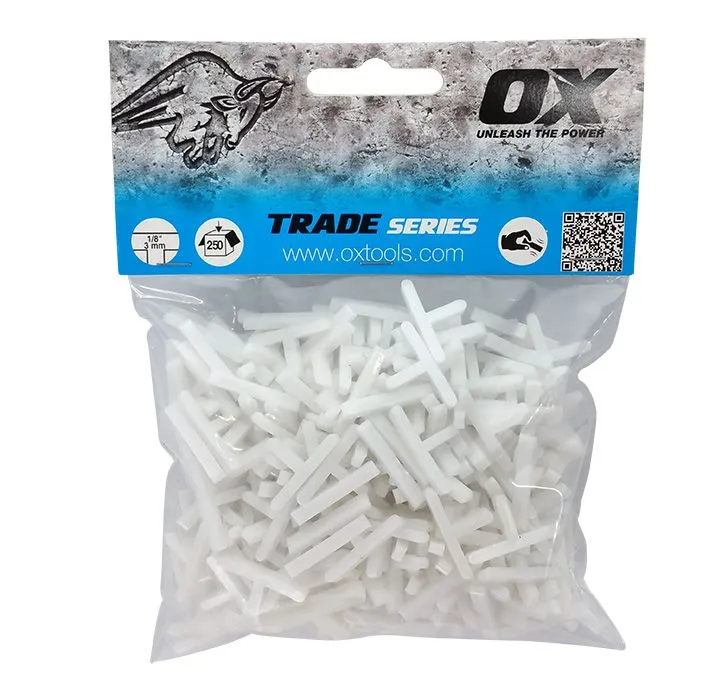 OX Tools Trade 1/8" Long Soft Spacers Cross (Pack of 1000)