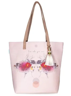 Papaya Muses Reflection Bucket Tote