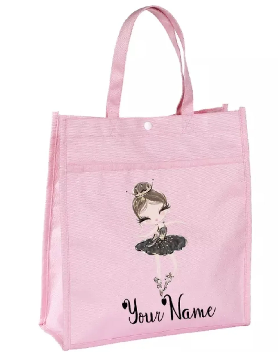 Personalised Ballerina Tote Bag