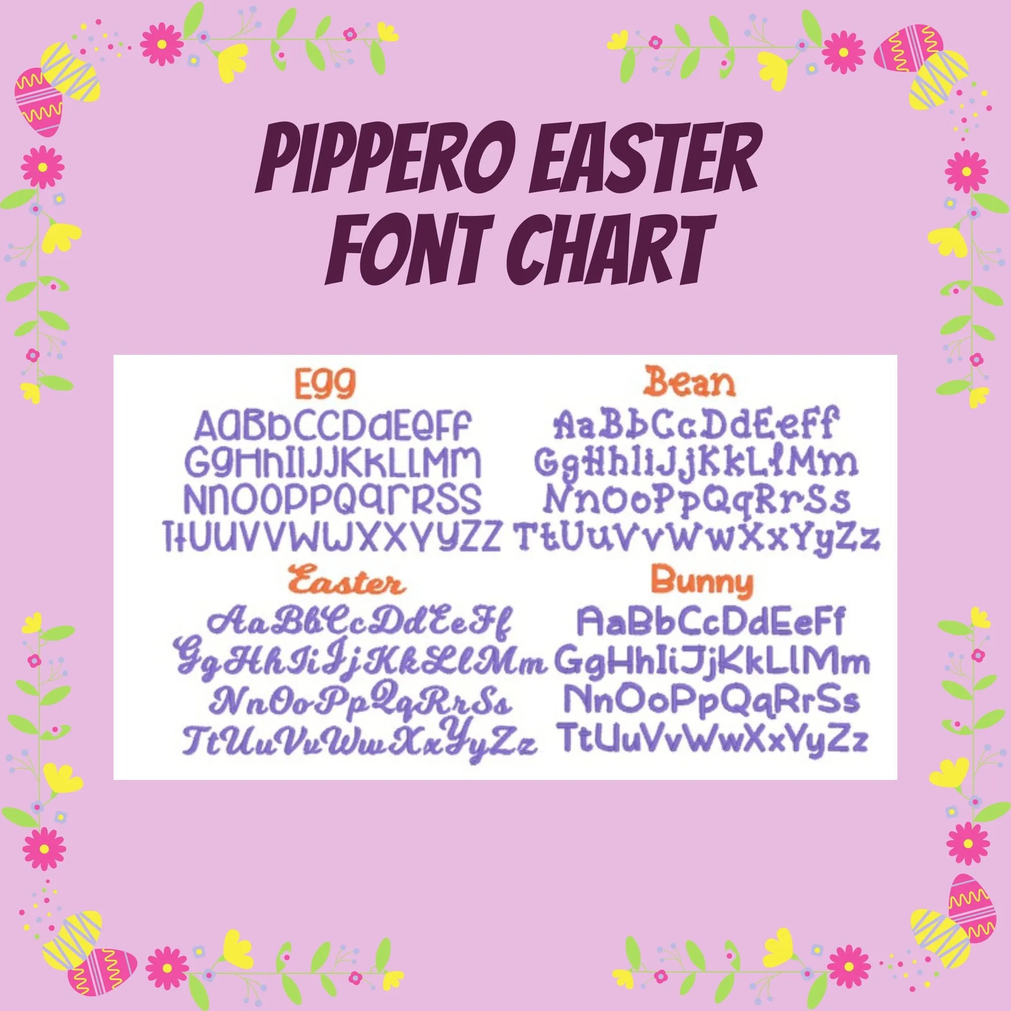Personalized Bunny with Carrots Design Embroidered Kid's Easter Egg Candy Basket