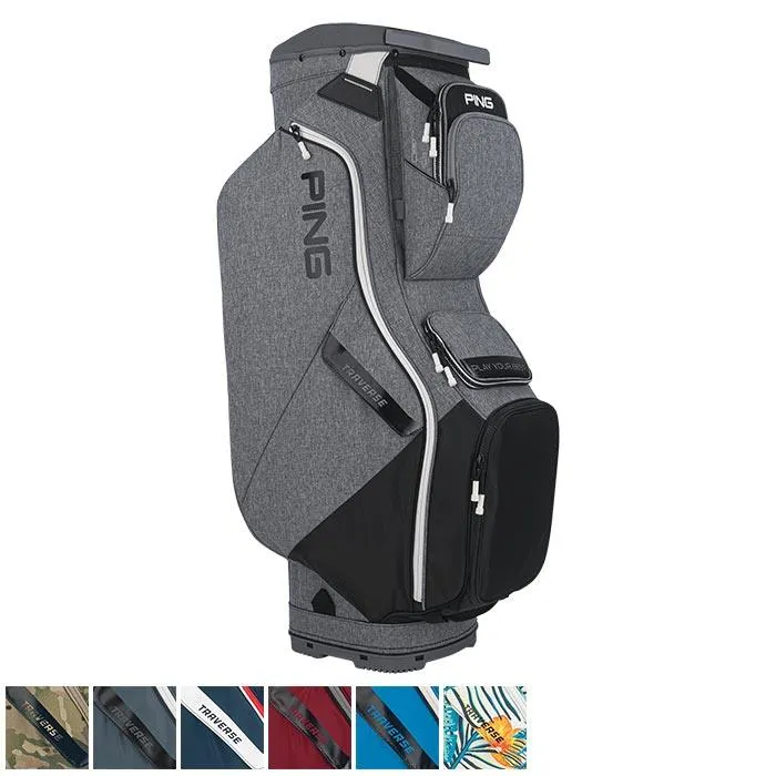 Ping Traverse Cart Bag Heather Grey/Black/White (35463