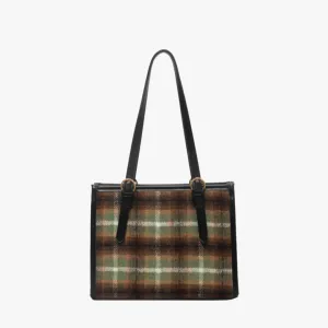Plaid Tote