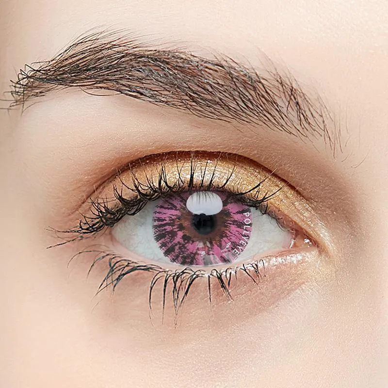Pollyeye Aphro Pink Colored Contact Lenses