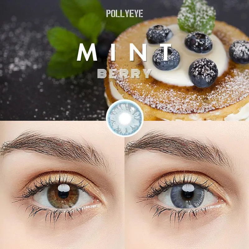 Pollyeye Berry Mint Colored Contact Lenses