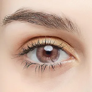 Pollyeye Club Shining Brown Colored Contact Lenses