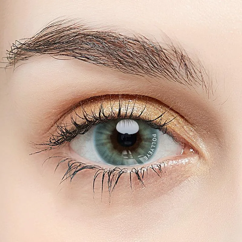 Pollyeye Diamond Blue Colored Contact Lenses