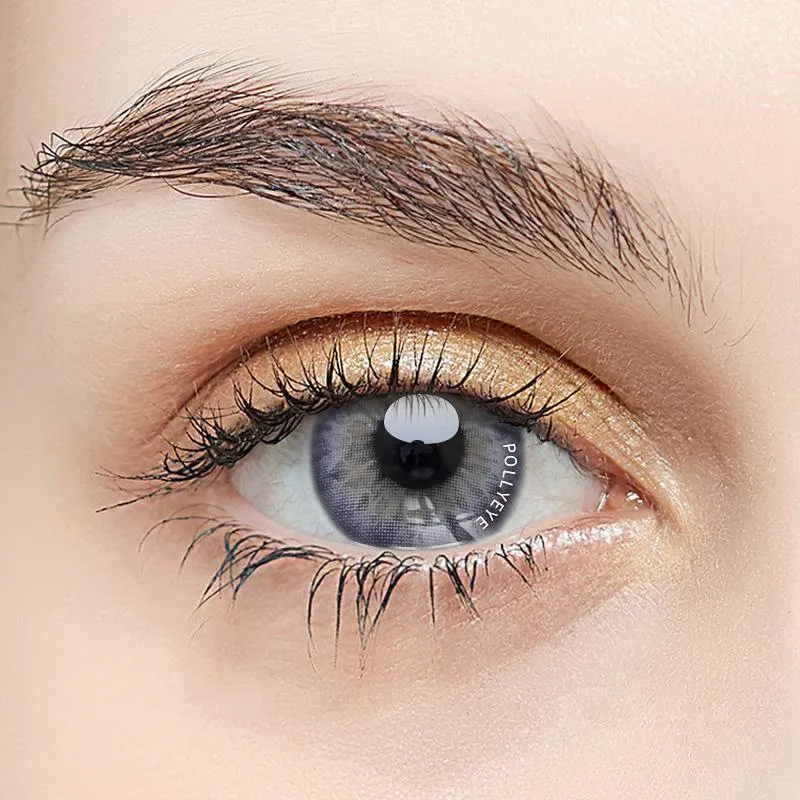 Pollyeye DNA Hepburn Violet Colored Contact Lenses