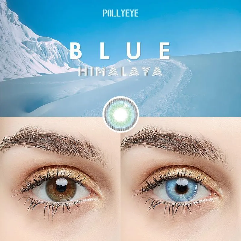 Pollyeye Himalaya Blue Colored Contact Lenses