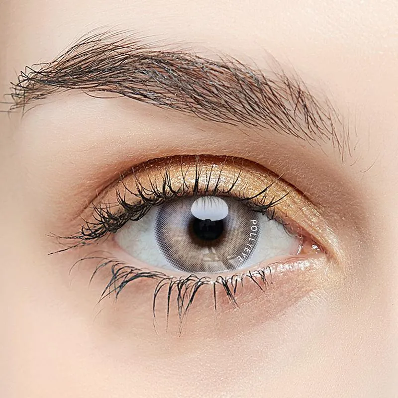 Pollyeye Himalaya Brown Colored Contact Lenses