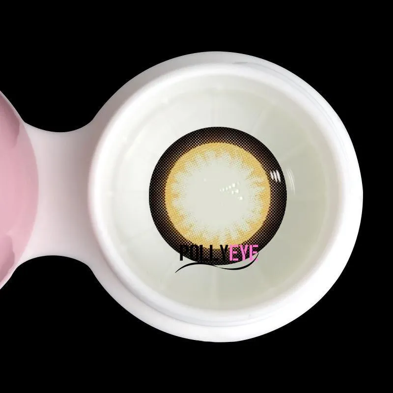 Pollyeye Lunar brown Colored Contact Lenses