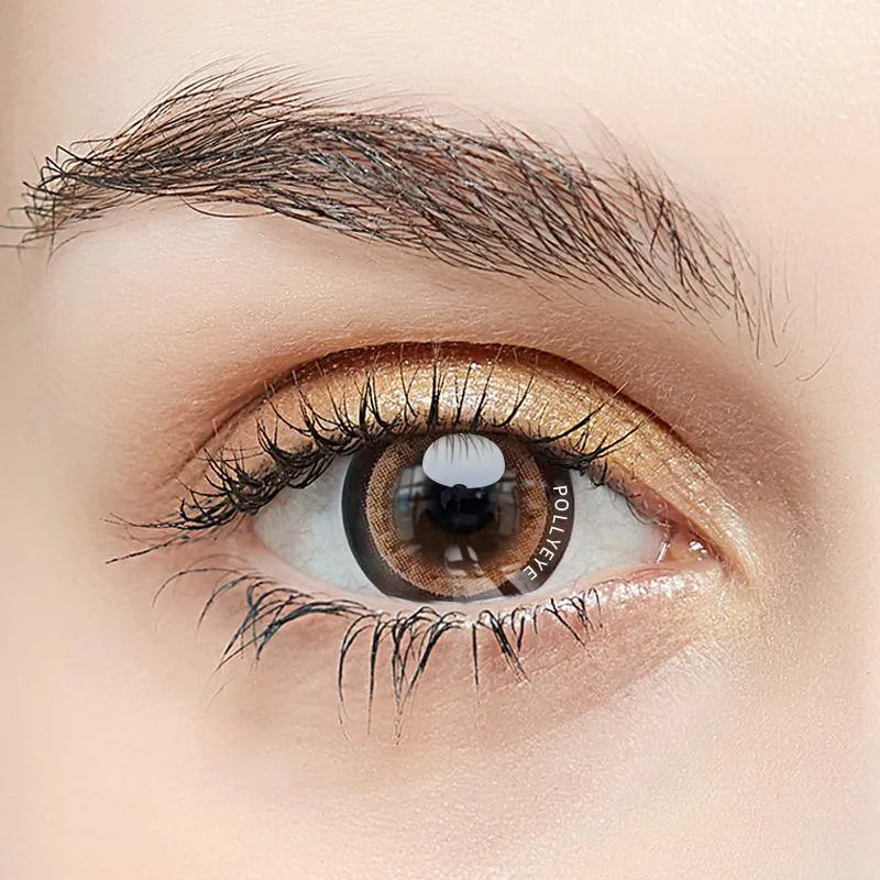 Pollyeye Lunar brown Colored Contact Lenses