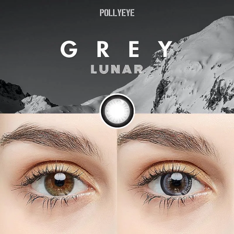 Pollyeye Lunar Grey Colored Contact Lense