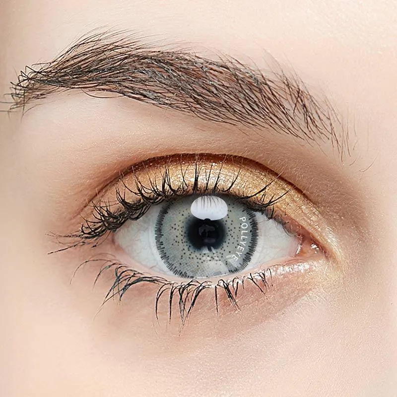 Pollyeye Magic Brown-Grey Colored Contact Lenses