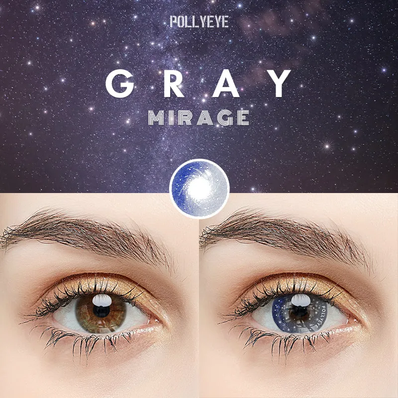 Pollyeye Mirage Grey Colored Contact Lenses