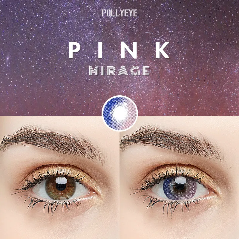 Pollyeye Mirage PInk Colored Contact Lenses