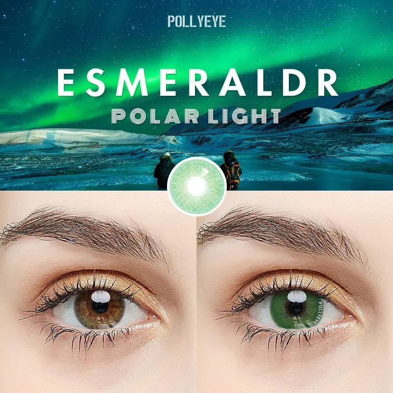 Pollyeye Polar Light Emeraldr Colored Contact Lenses