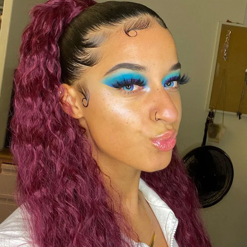Pollyeye Pure Feeling Blue Colored Contact Lenses