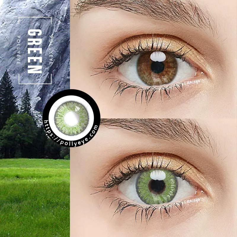 Pollyeye Sea Green Colored Contact Lenses