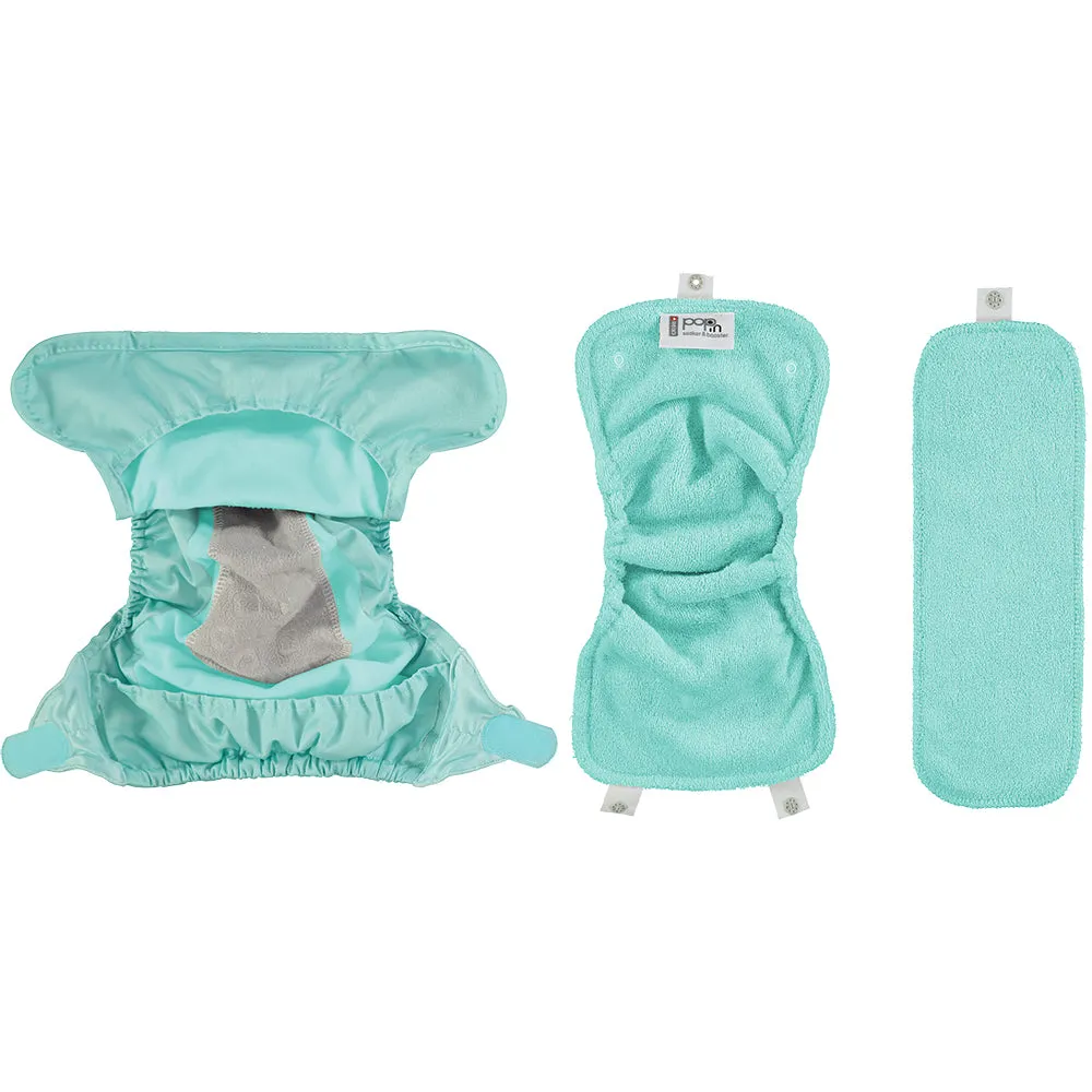 Pop-In Popper Middle Box Nappies Pastels