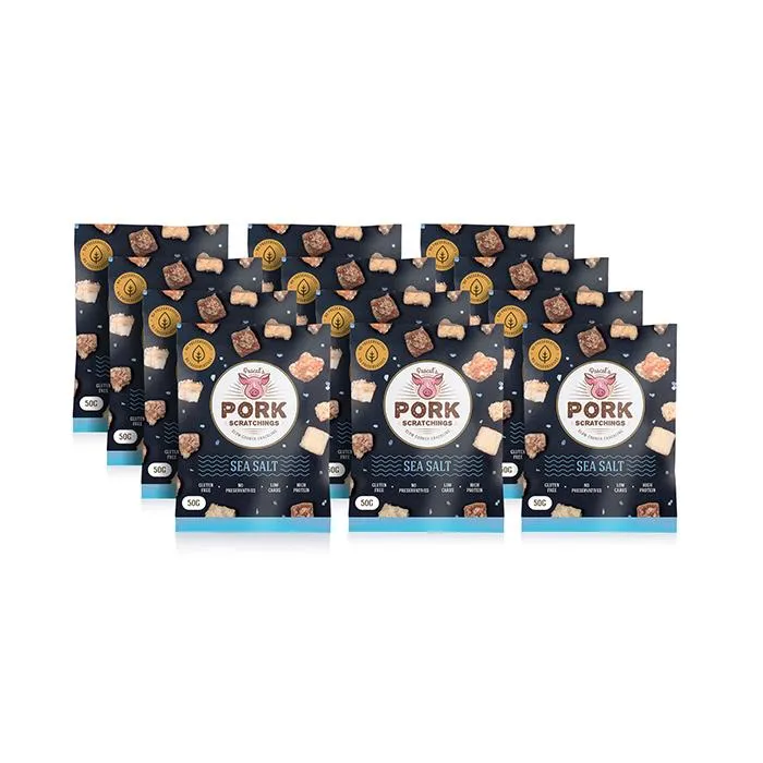Pork Snack Bundle - 12x50g Packs