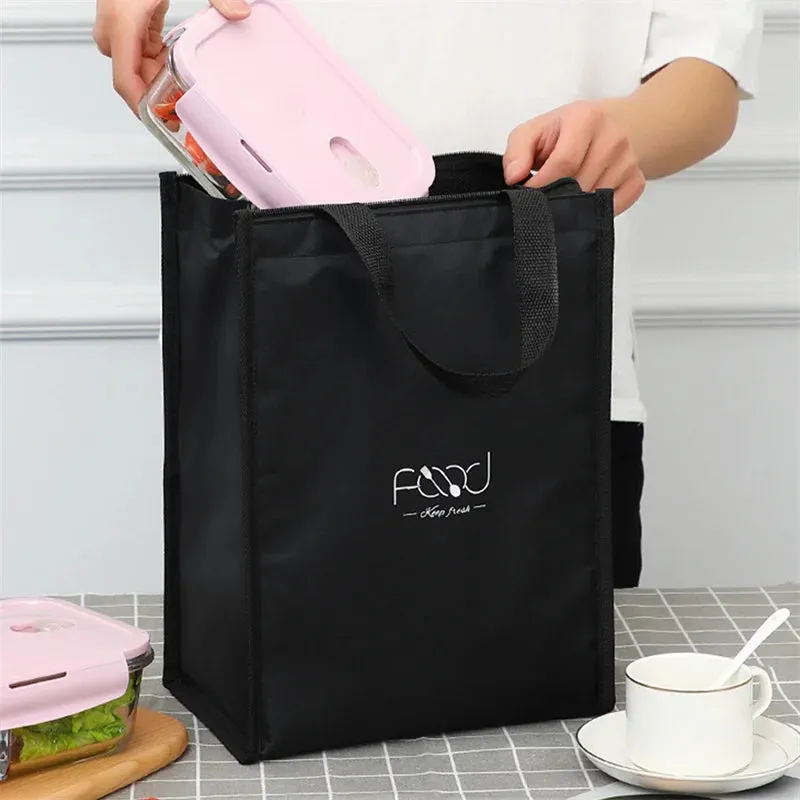 Portable Waterproof Lunch Bag - Insulated Cooler Bag for Fresh and Convenient Dining On-the-Go
